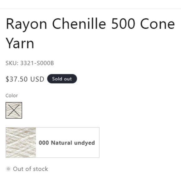 NWOT Vintage Yarn, 4 Cones (42.3 oz), Silk City Fibers, 100% Viscose - Picture 9 of 9